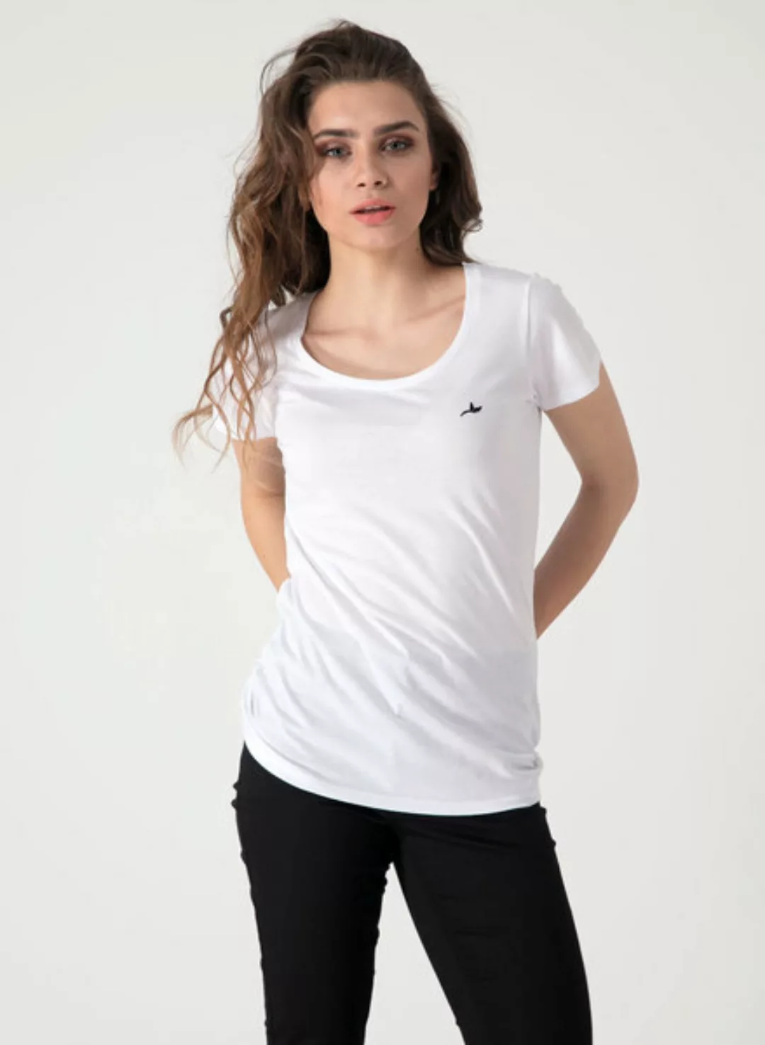 Basic Rundhals T-shirt Aus Bio-baumwolle günstig online kaufen