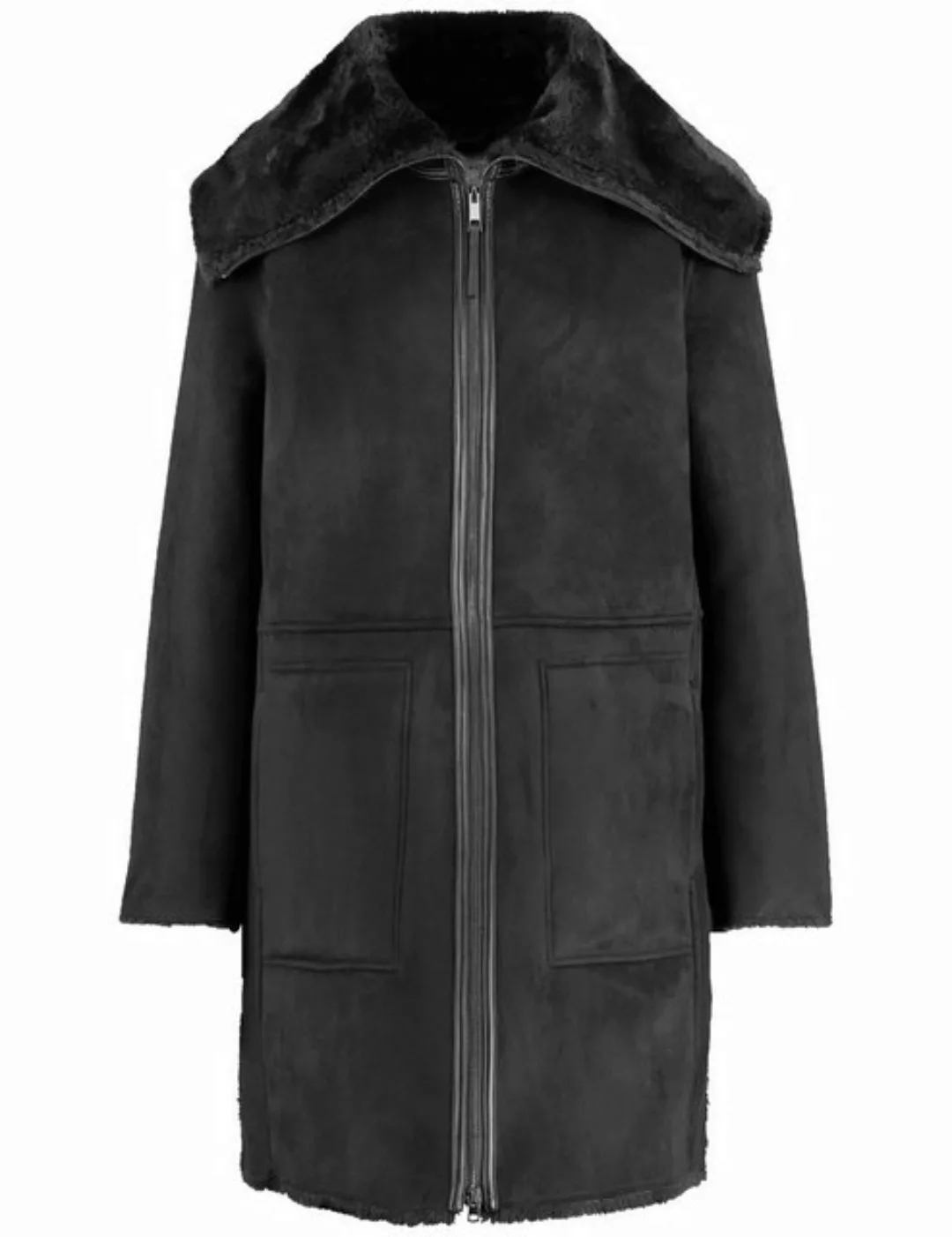 GERRY WEBER Wintermantel Kurzmantel in Veloursoptik günstig online kaufen