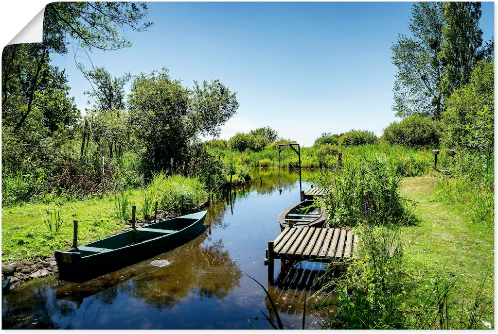 Artland Poster »Naturlandschaft am Fluss in Frankreich«, Gewässer, (1 St.), günstig online kaufen