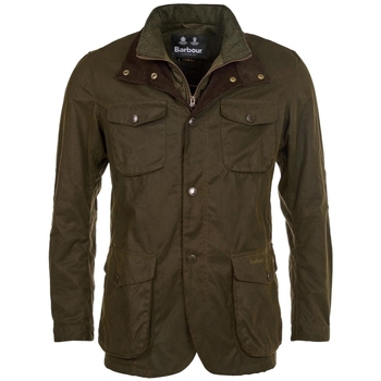 Barbour  Herrenmantel Ogston Waxed Cotton Jacket - Olive günstig online kaufen