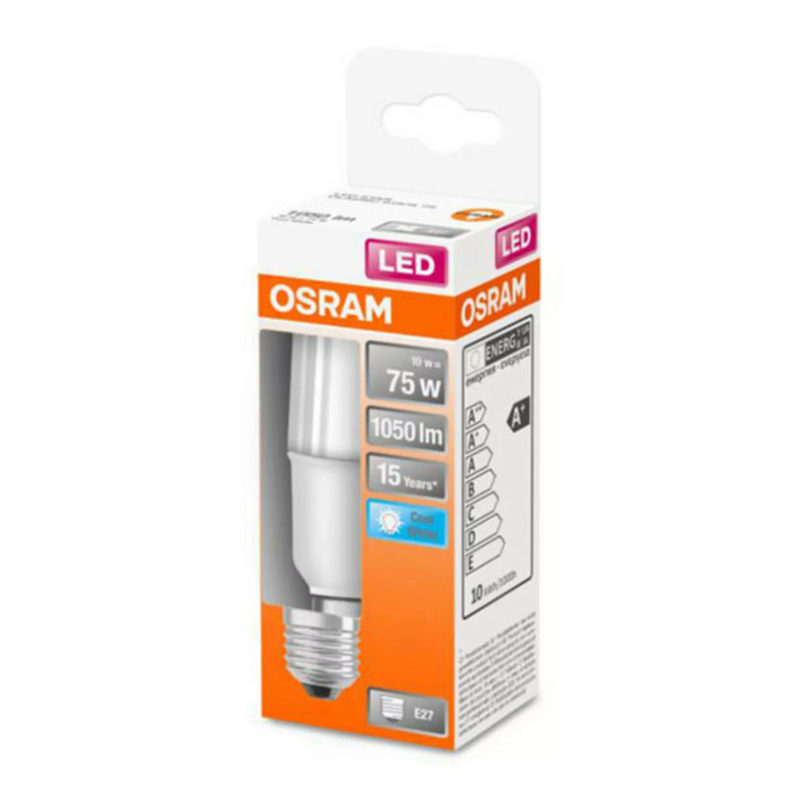 Osram LED-Leuchtmittel E27 8 W Neutralweiß 806 lm EEK: F 11,6 x 3,6 cm (H x günstig online kaufen