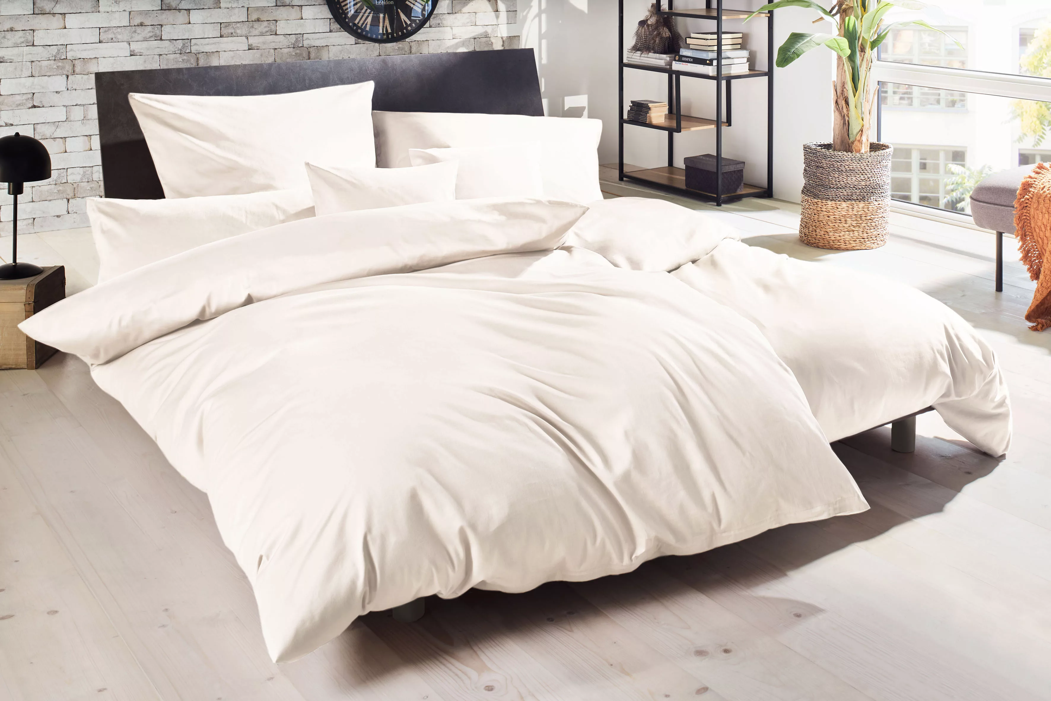 Primera Bettwäsche »Uni Luxus-Satin in Gr. 135x200, 155x220 oder 200x200 cm günstig online kaufen