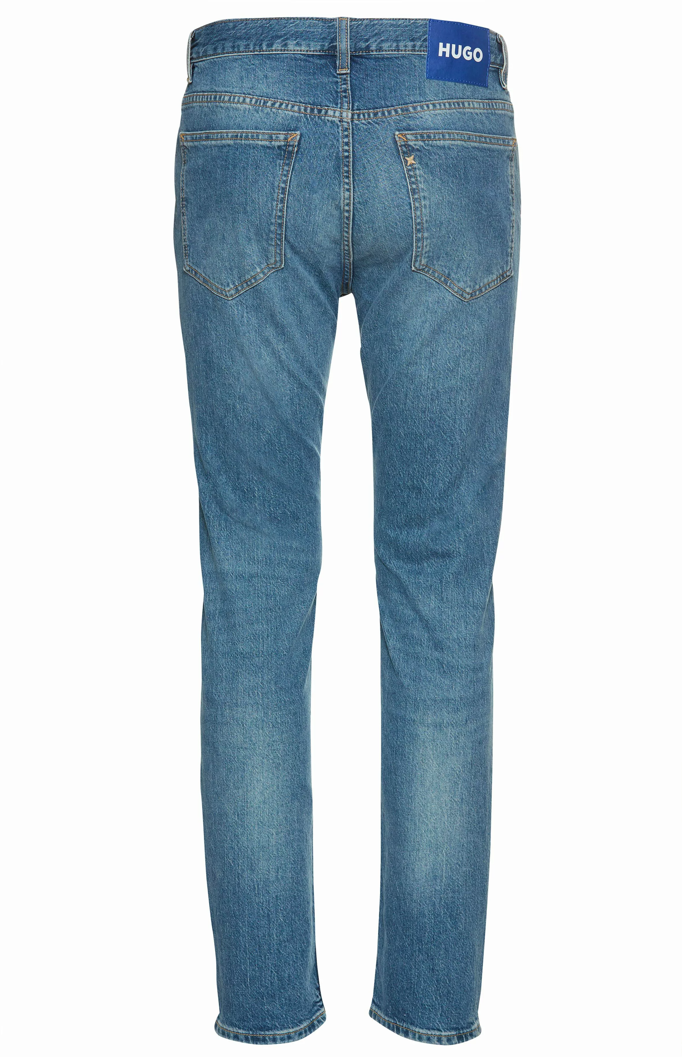 HUGO Blue Slim-fit-Jeans Ash mit Stone-washed-Finish günstig online kaufen