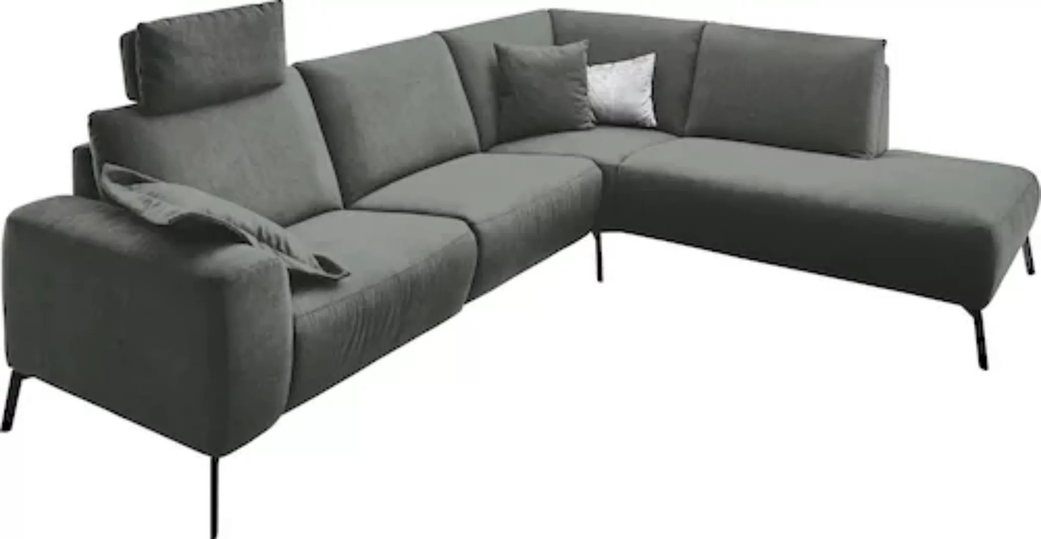 INOSIGN Ecksofa "Bellini L-Form", incl. motorischer Relaxfunktio, wahlweise günstig online kaufen