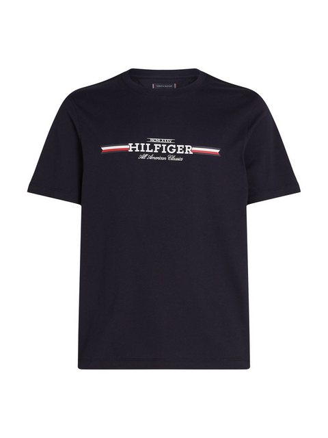 Tommy Hilfiger Rundhalsshirt HILFIGER CHEST STRIPE TEE günstig online kaufen