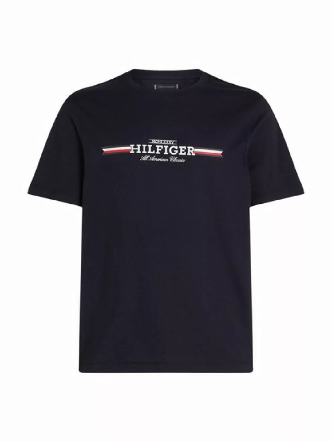 Tommy Hilfiger Rundhalsshirt HILFIGER CHEST STRIPE TEE günstig online kaufen