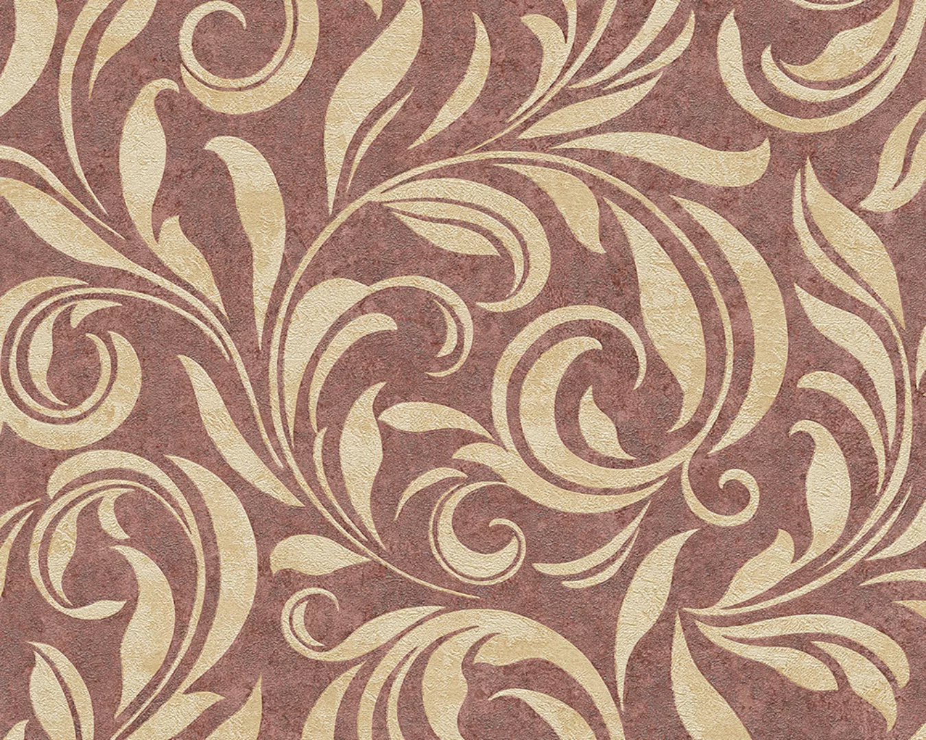 Metallic Mustertapete Architects Paper Nobile in Beige Metallic Rot - 95940 günstig online kaufen