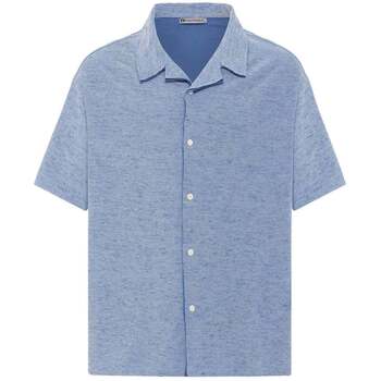 Dandalo  Hemdbluse Ben Oversize Lapel Collar Short Sleeve Shirt günstig online kaufen