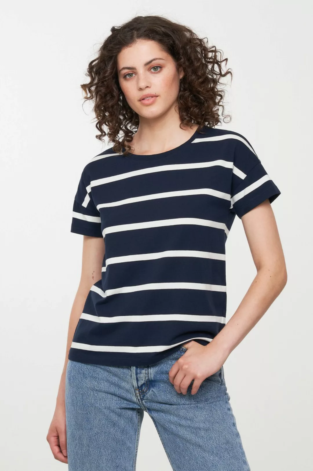 CHERRY STRIPES T-Shirt aus Bio Baumwolle günstig online kaufen