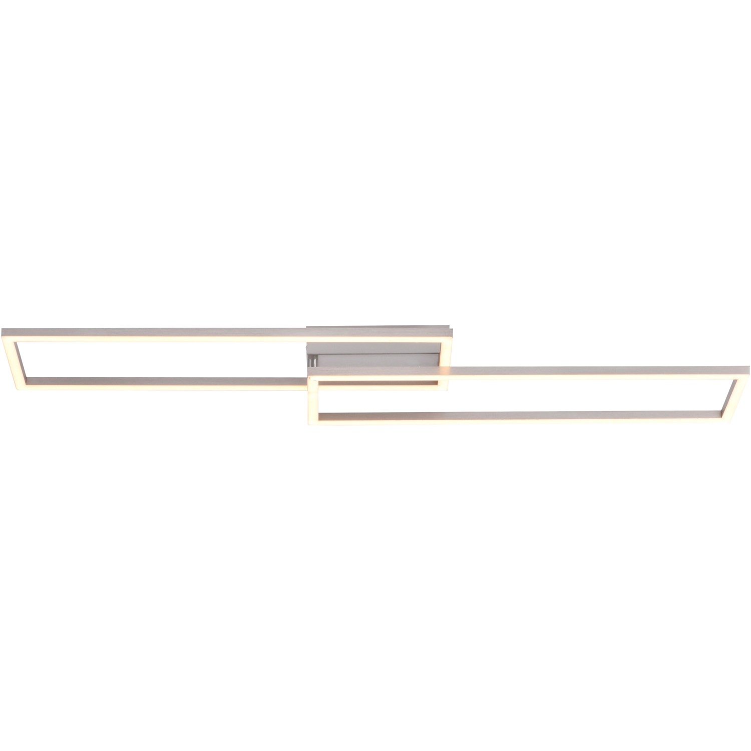 Just Light. LED-Deckenleuchte Iven Stahlfarben 92,4 x 22 cm günstig online kaufen