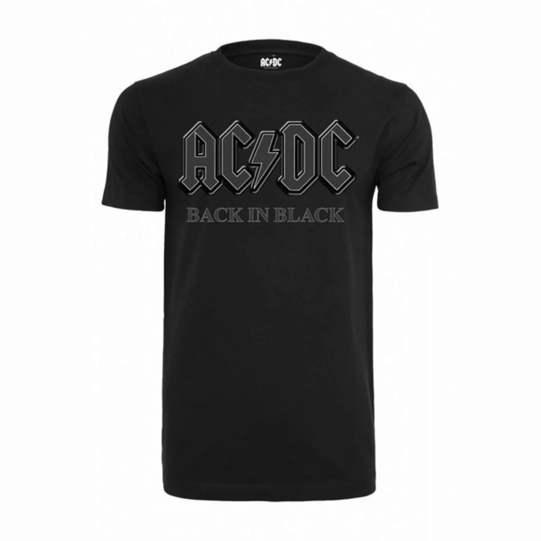 Merchcode T-Shirt acdc Back In Black Tee white - 5XL T-Shirt. Return SOLELY günstig online kaufen