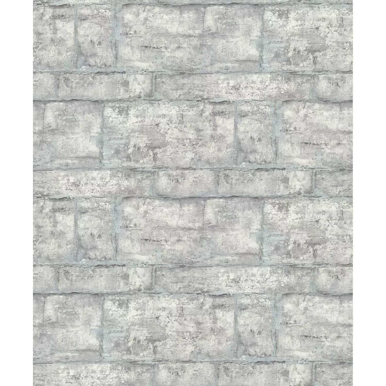 Bricoflor Hellgraue Tapete in Steinoptik Vlies Steintapete für Wohnzimmer u günstig online kaufen