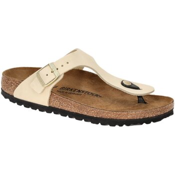 Birkenstock  Clogs Pantoletten Gizeh LENB Ecru 1026600 günstig online kaufen