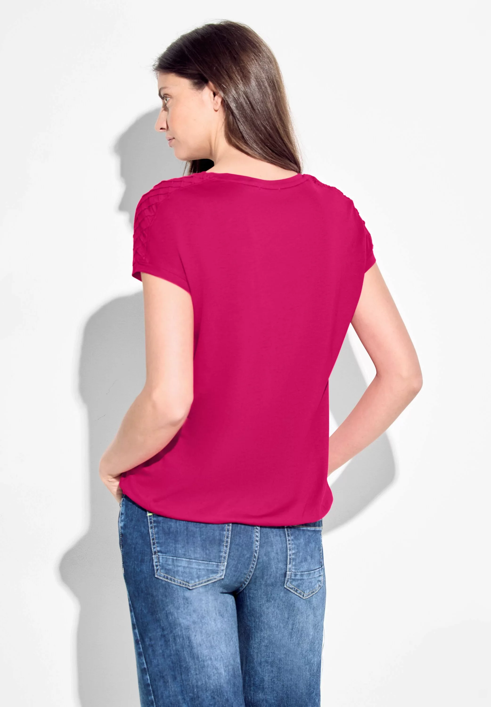 Cecil T-Shirt, mit Biesen-Dekoration günstig online kaufen
