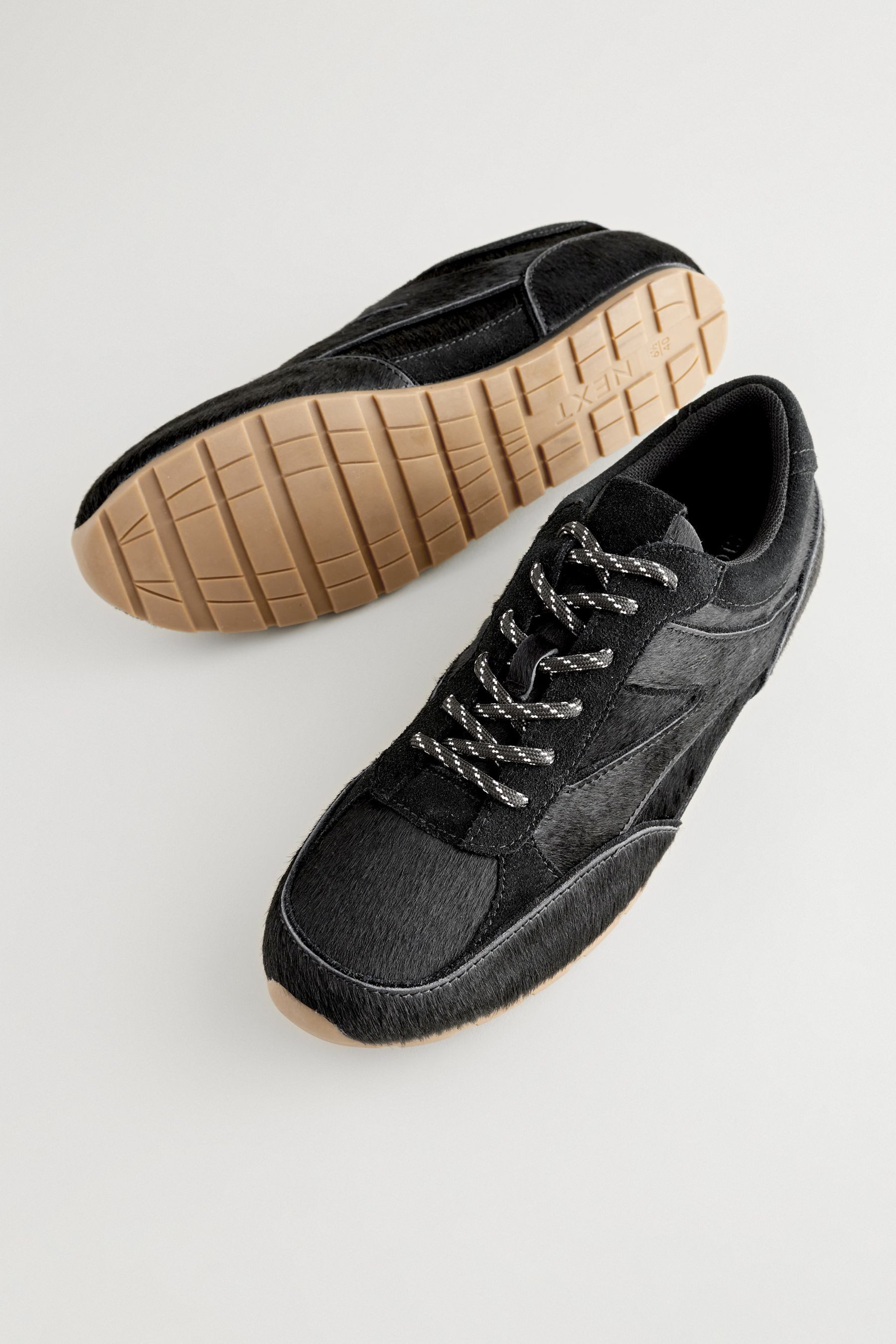 Next Slim Schnürsneaker aus Premium-Leder Sneaker günstig online kaufen