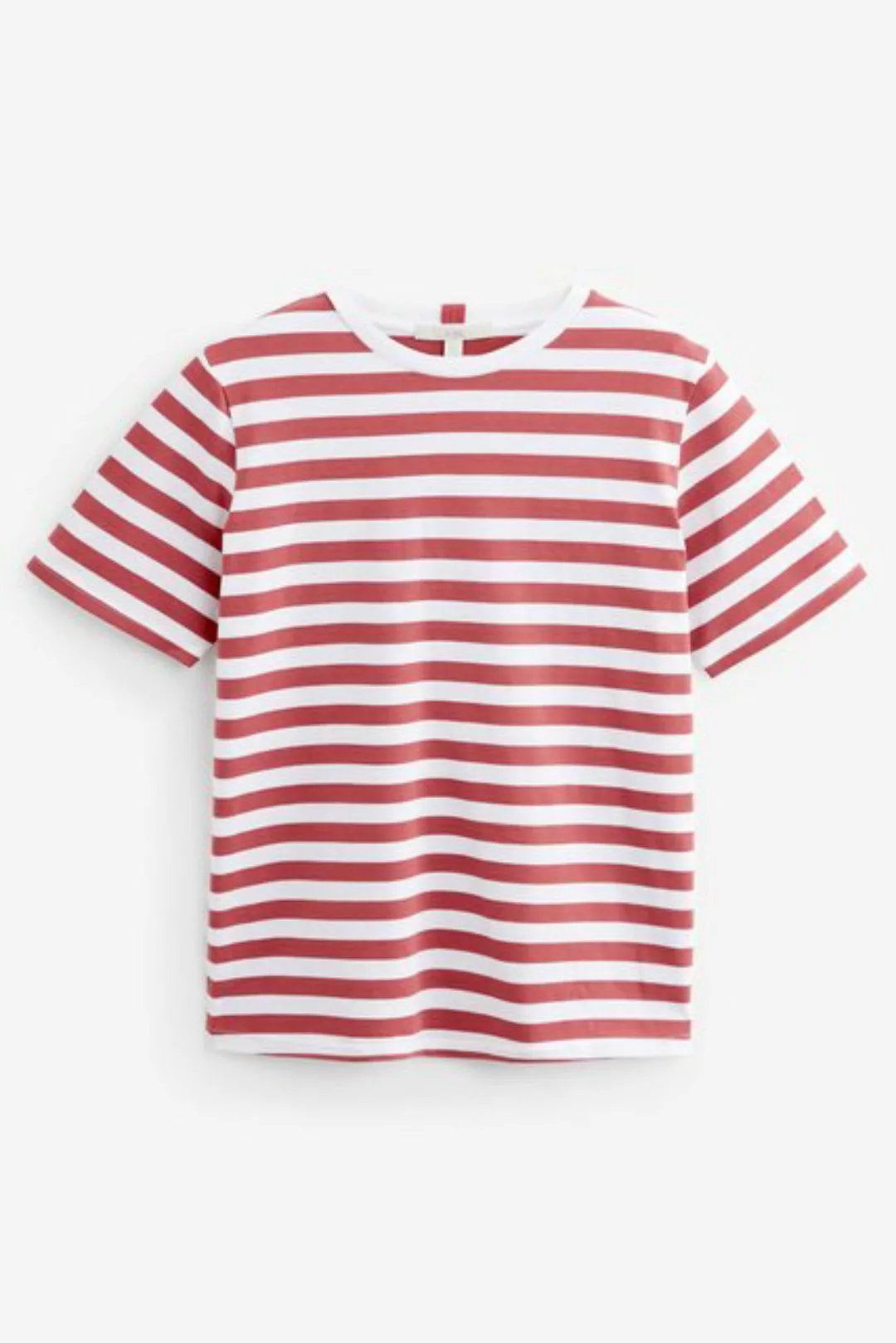 Next T-Shirt Schweres T-Shirt mit Rundhalsausschnitt (1-tlg) günstig online kaufen