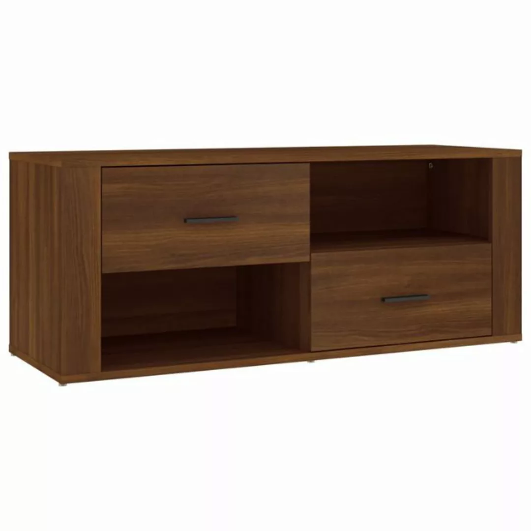 vidaXL TV-Schrank TV-Schrank Braun Eichen-Optik 100x35x40 cm Spanplatte günstig online kaufen