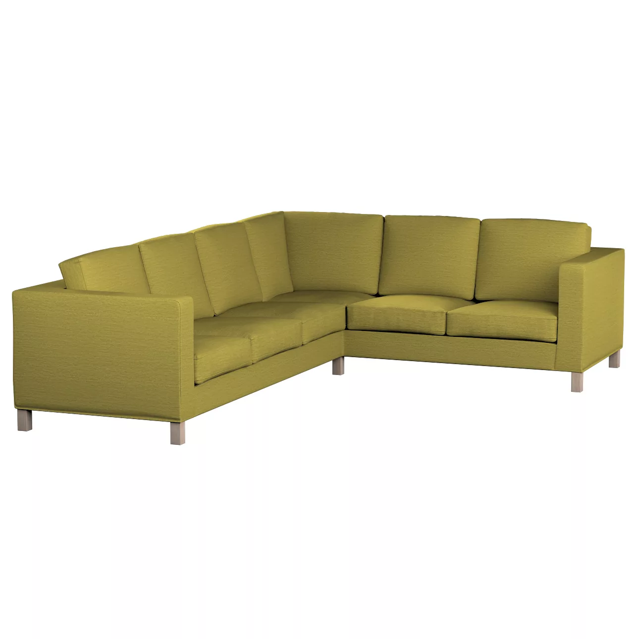 Bezug für Karlanda Sofa Ecke links, grün, 36cm x 30cm x 50cm, Chenille (162 günstig online kaufen