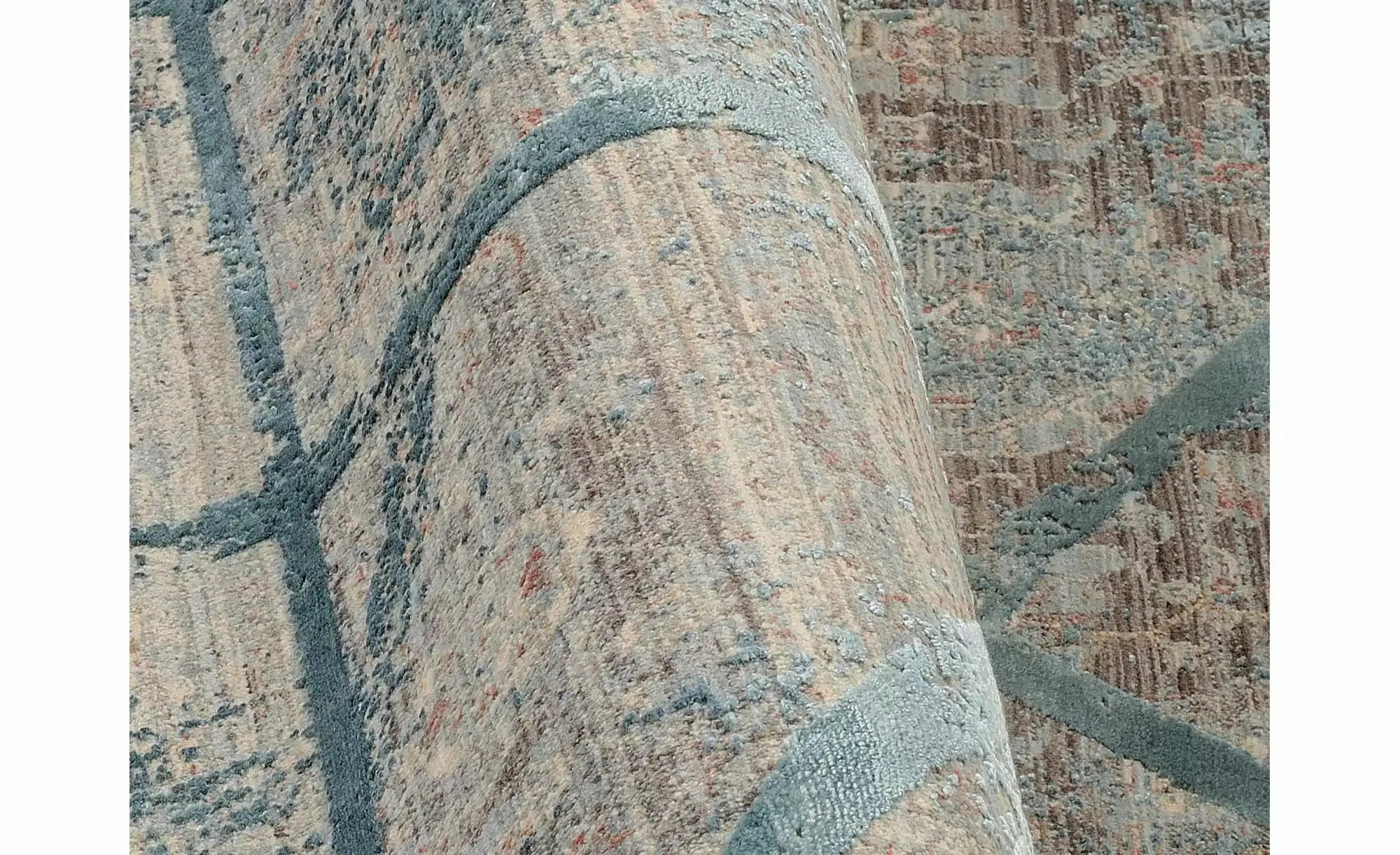 Musterring Teppich   ¦ grau ¦ Synthetische Fasern,Viskose ¦ Maße (cm): B: 2 günstig online kaufen