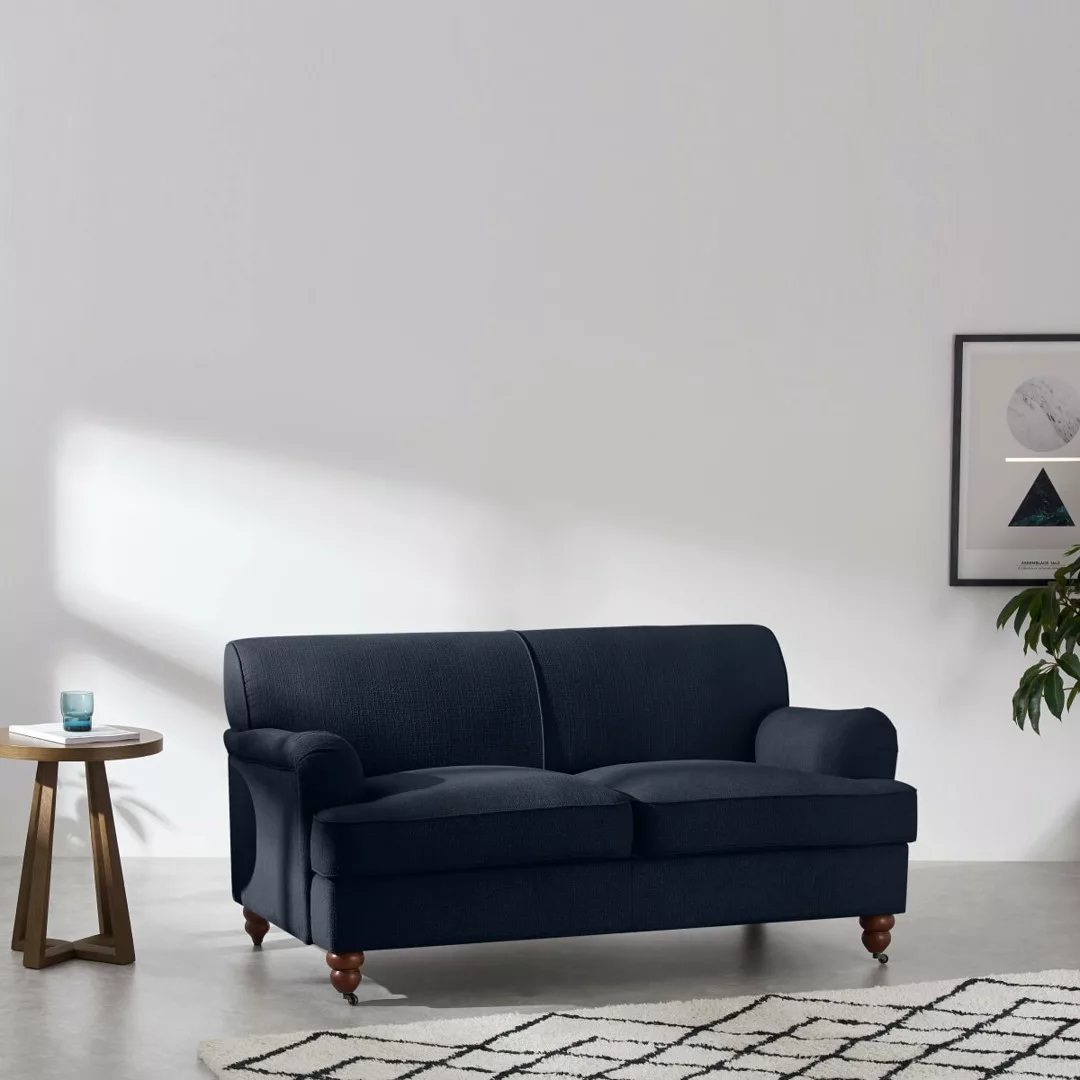 Orson 2-Sitzer Sofa, Dunkelblau - MADE.com günstig online kaufen