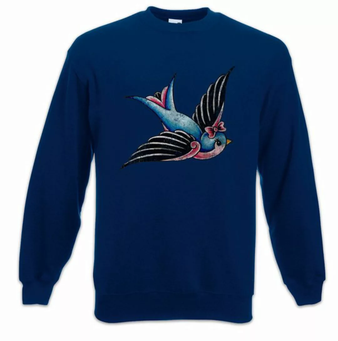 Urban Backwoods Sweatshirt Tattoo Swallow A Sweatshirt Schwalbe Love hate O günstig online kaufen