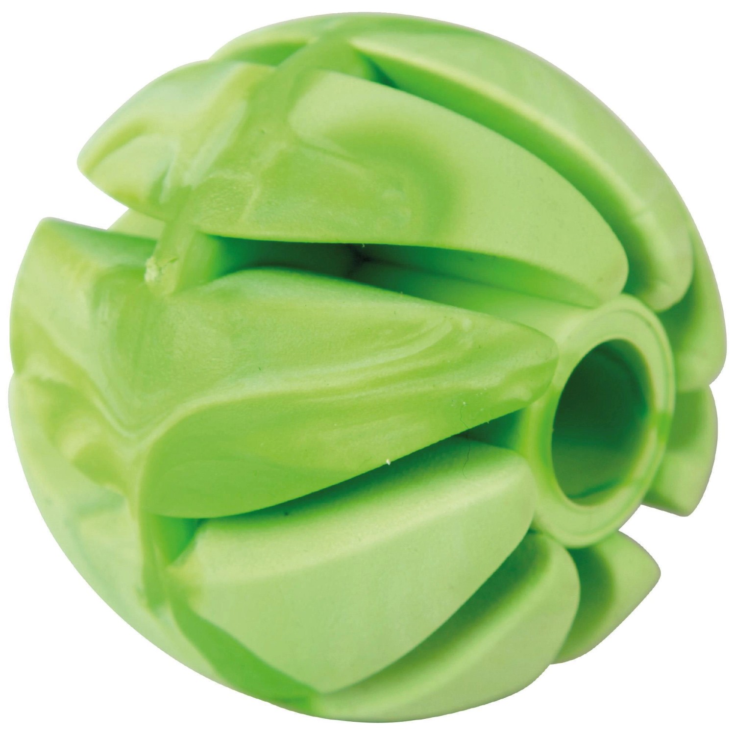 Bestlivings Hunde Spiralball Spielzeug Ball 7 cm Durchmesser 4er Pack Grün günstig online kaufen