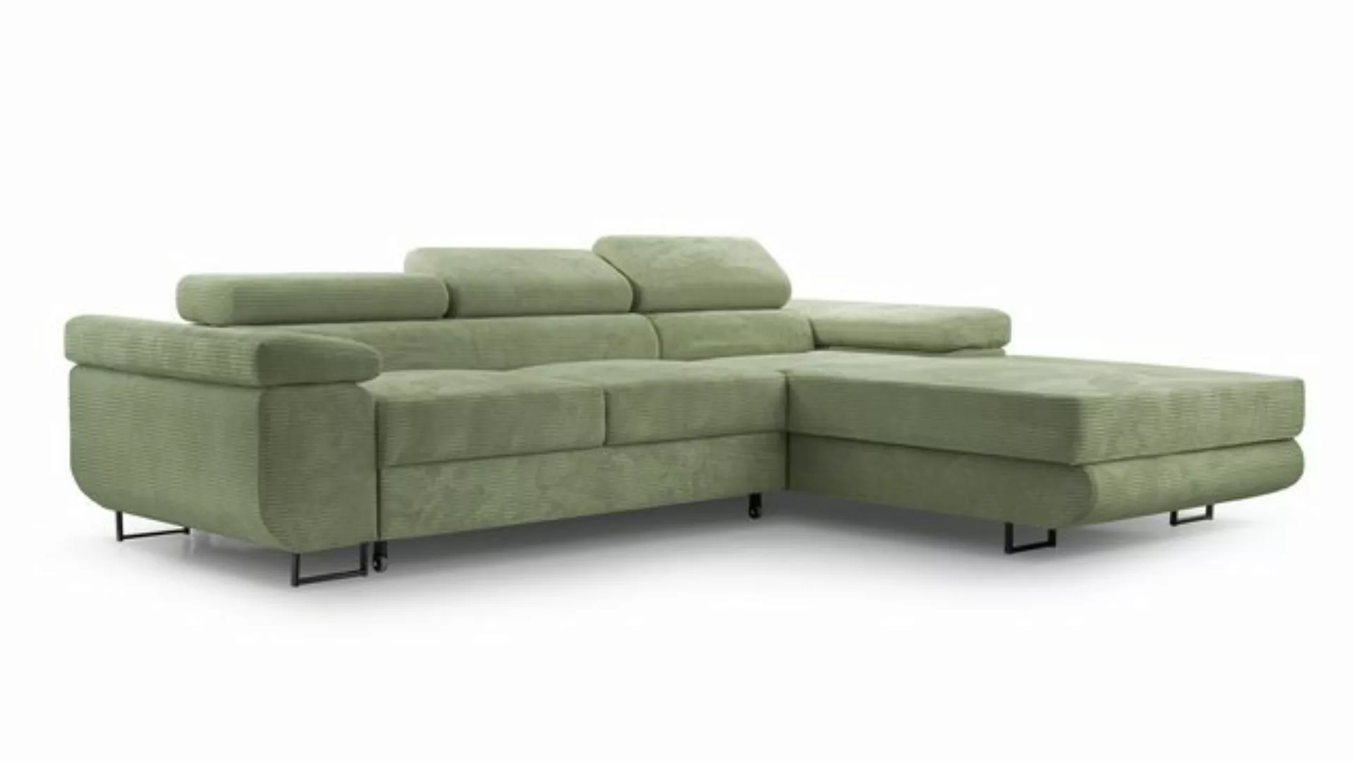 Furnix Ecksofa NILLONA L-Sofa Polsterecke mit Schlaffunktion Bettkasten, el günstig online kaufen