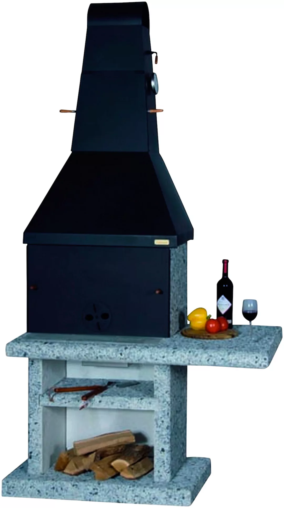 WELLFIRE Grillkamin "Party Quatro", BxTxH: 110x73x216 cm günstig online kaufen