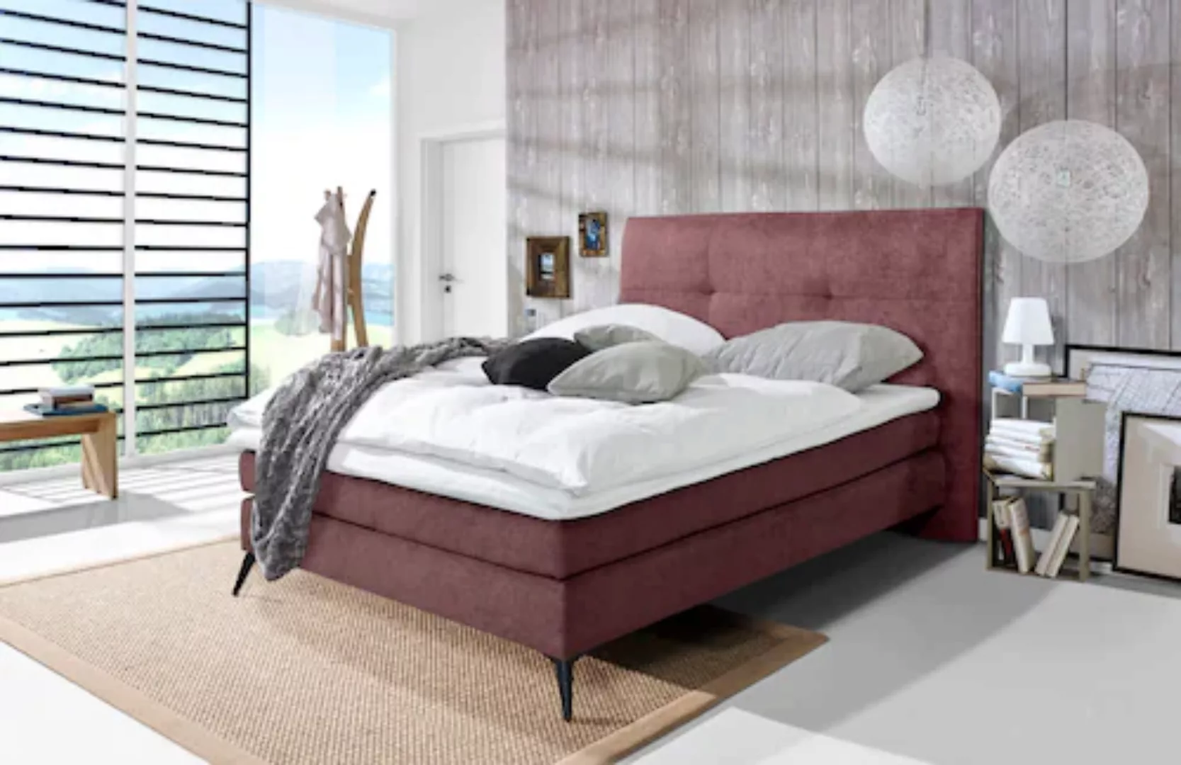 DELA Design Boxspringbett "Lamur", in verschiedenen Größen bestellbar, Farb günstig online kaufen