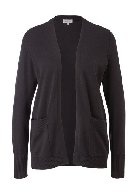 s.Oliver Strickjacke grau regular fit (1-tlg) günstig online kaufen