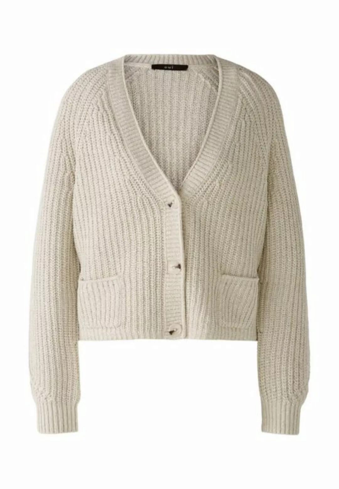 Oui Strickjacke Jacke/Jacket, lt camel white günstig online kaufen