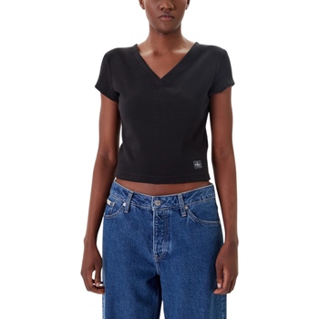 Calvin Klein Jeans  T-Shirt A- SS WOVEN LABEL RI LV047C910G günstig online kaufen