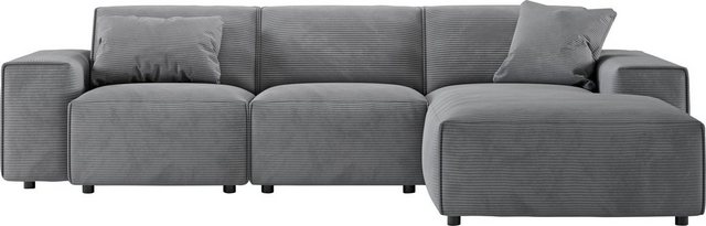 andas Ecksofa "Glimminge L-Form auch in Breitcord, Feincord + Easy care-Bez günstig online kaufen