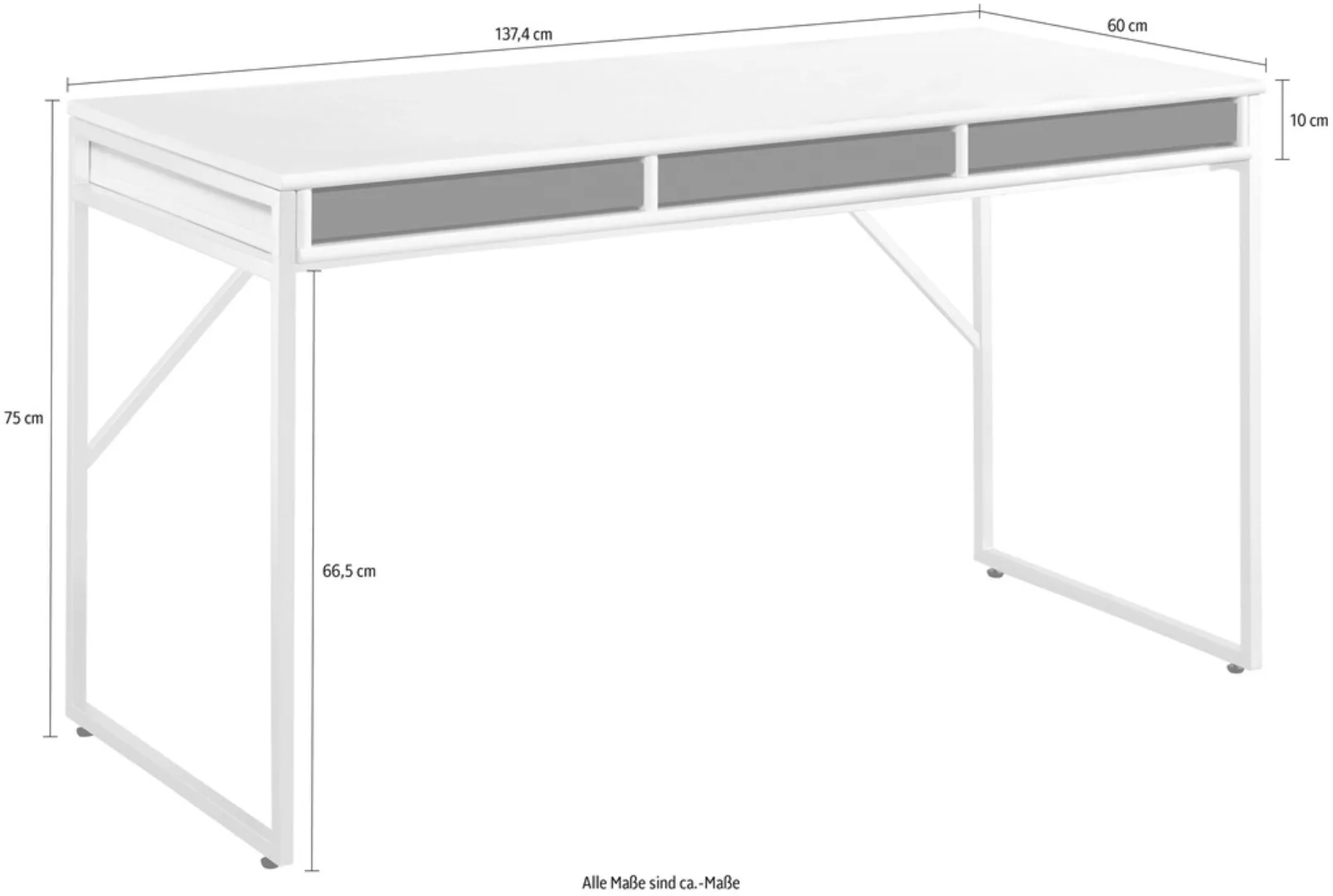 Hammel Furniture Schreibtisch »Mistral Bürotisch, Arbeitstisch, Tisch, Comp günstig online kaufen