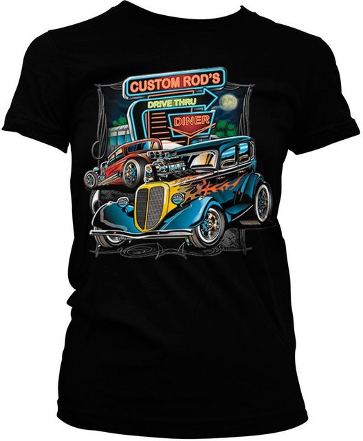 Hybris T-Shirt Custom Rods Drive Through Girly Tee günstig online kaufen