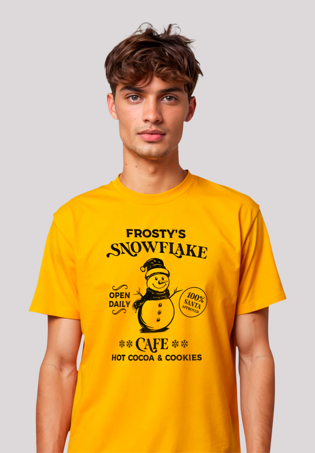 F4NT4STIC T-Shirt "Frostys Snowflake Cafe Retro Weihnachten", Premium Quali günstig online kaufen