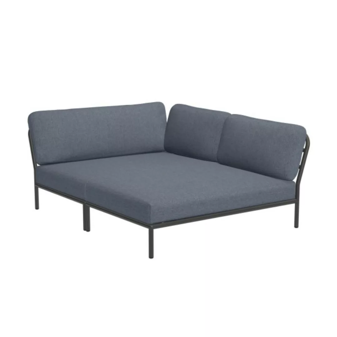 LEVEL Outdoor Eck-Sofa Lounge-Modul 5 Sky Dunkelgrau Rechts günstig online kaufen