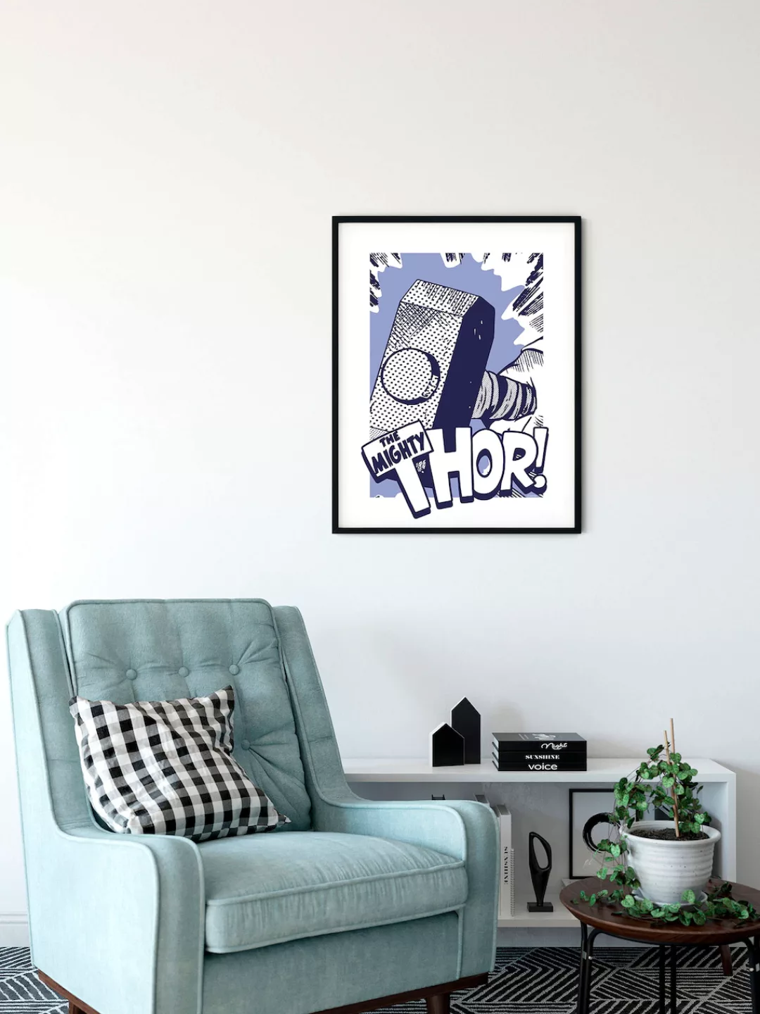 Komar Wandbild »Thor Mjölnir«, (1 St.), Deutsches Premium-Poster Fotopapier günstig online kaufen