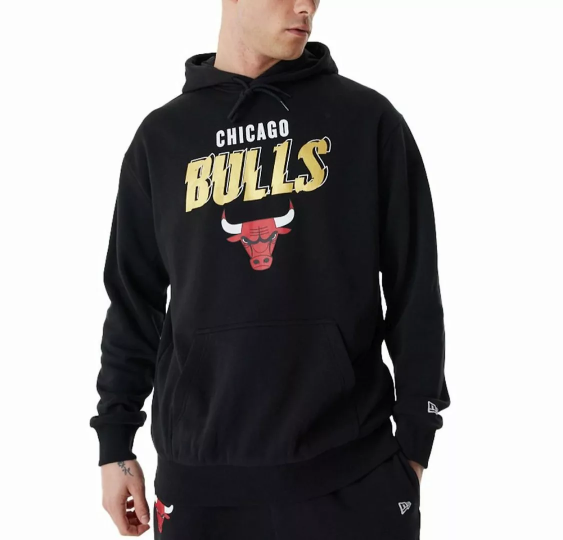 New Era Kapuzenpullover Oversized METALLIC Chicago Bulls günstig online kaufen