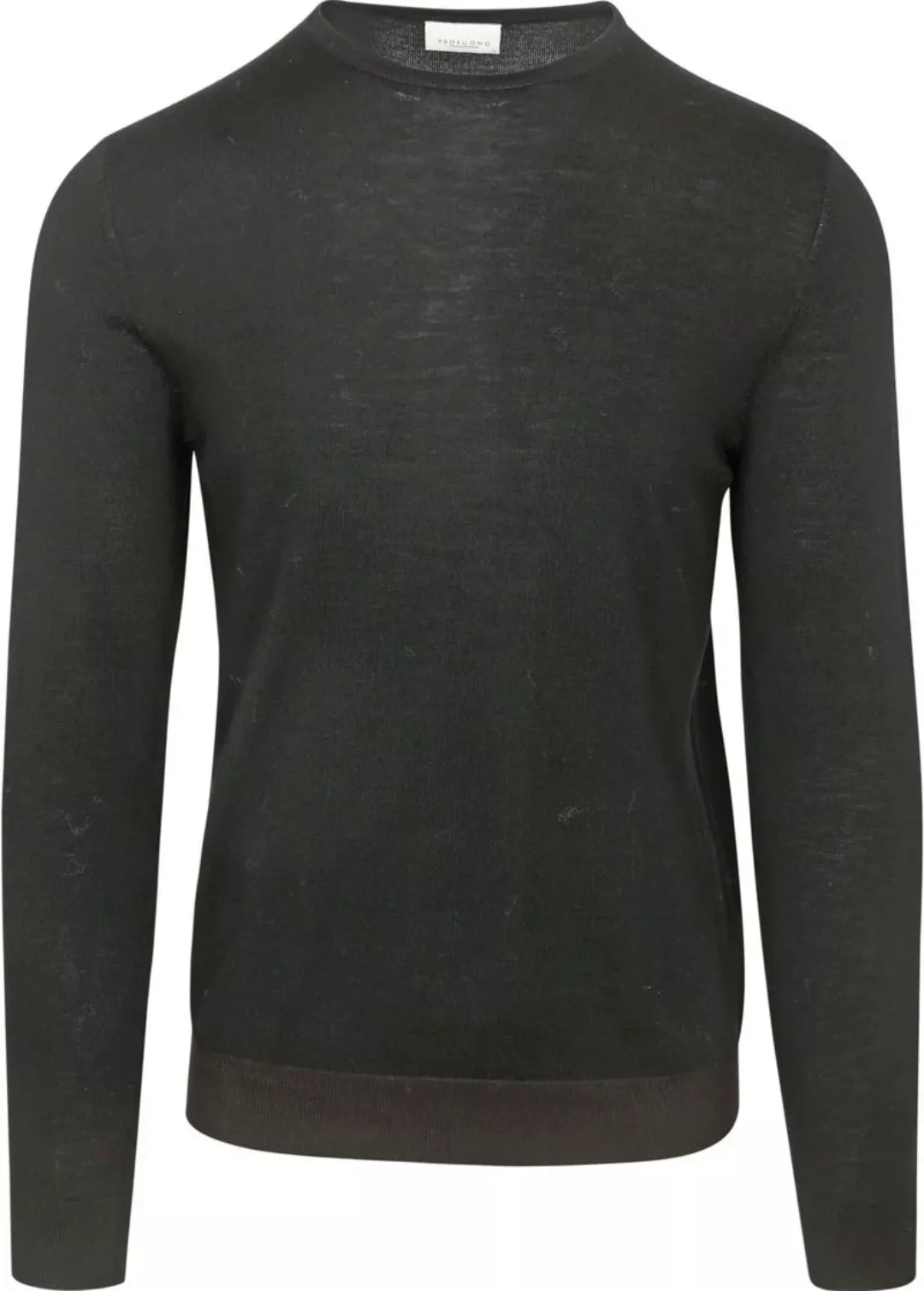 Profuomo Pullover Merinowolle Schwarz - Größe XL günstig online kaufen