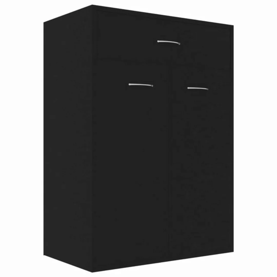 Schuhschrank Schwarz 60×35×84 Cm Spanplatte günstig online kaufen