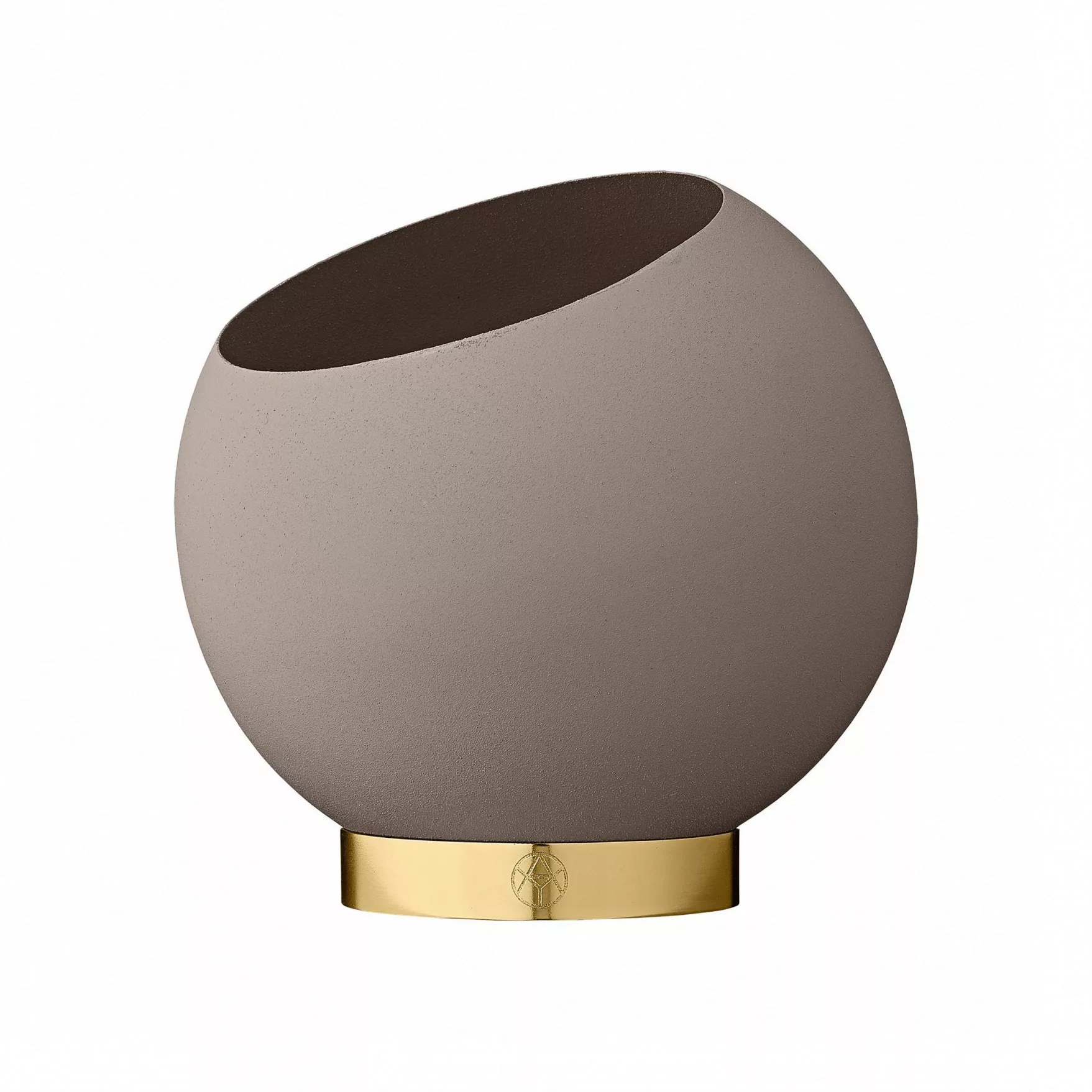 AYTM - Globe Blumentopf Ø 17cm - taupe/H 15,4cm x Ø 17cm/für Innen- und Auß günstig online kaufen