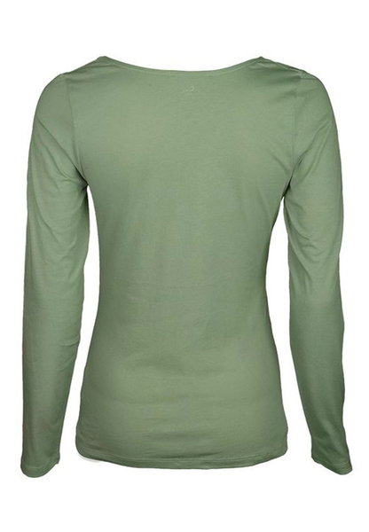 Langarmshirt Mit Wasserfallausschnitt | Cascade Shirt günstig online kaufen