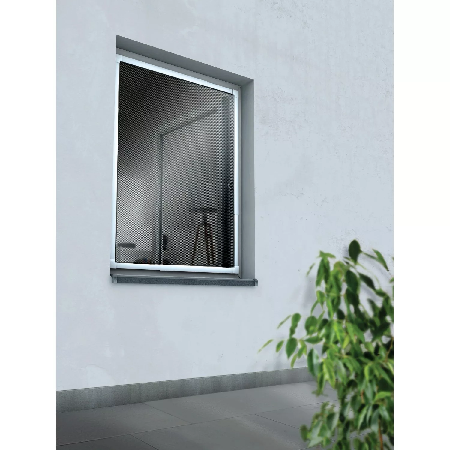 Teleskop Insektenschutzrahmen Fenster 120 cm x 140 cm Weiß günstig online kaufen