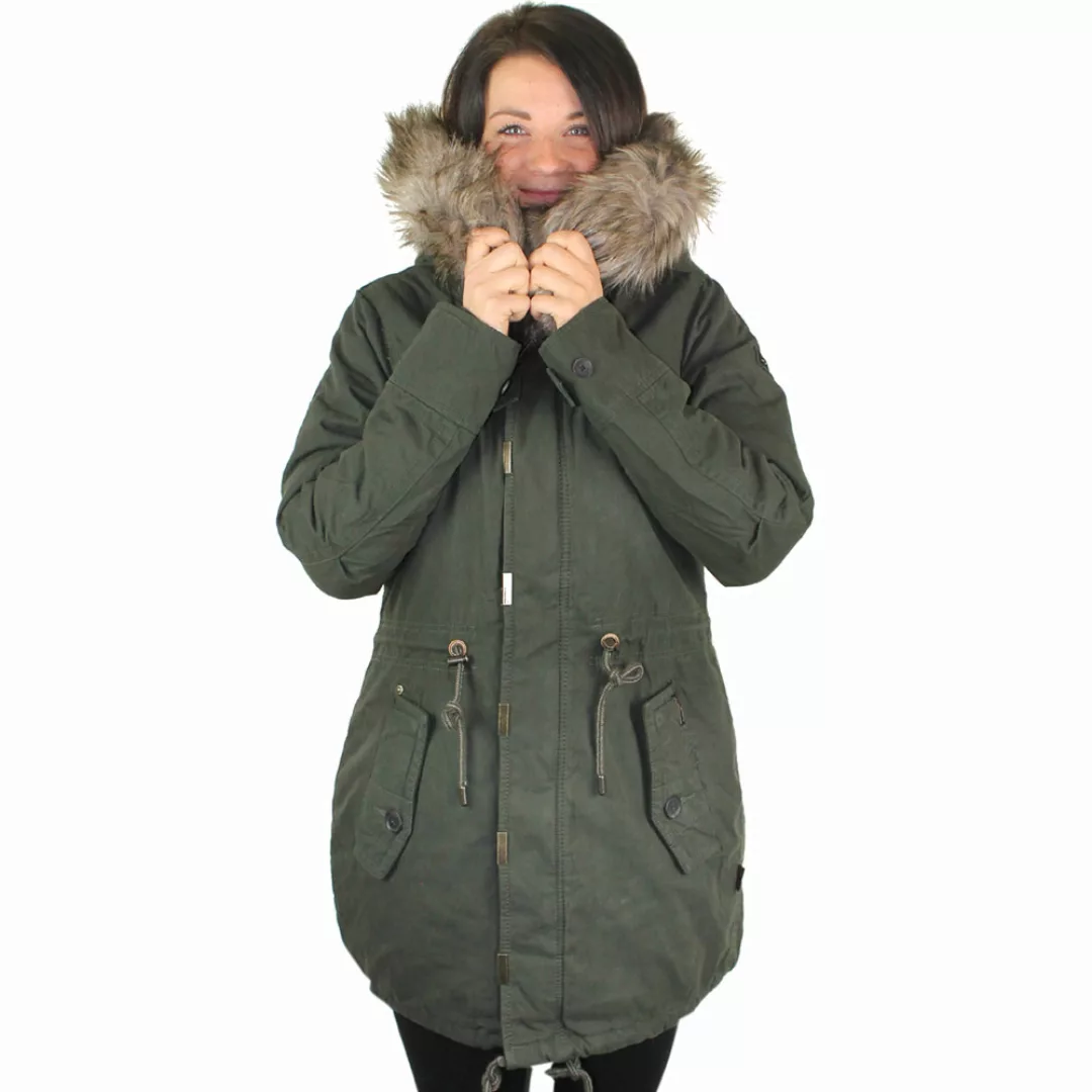 Khujo Arche Damen-Winterjacke Dark Olive günstig online kaufen