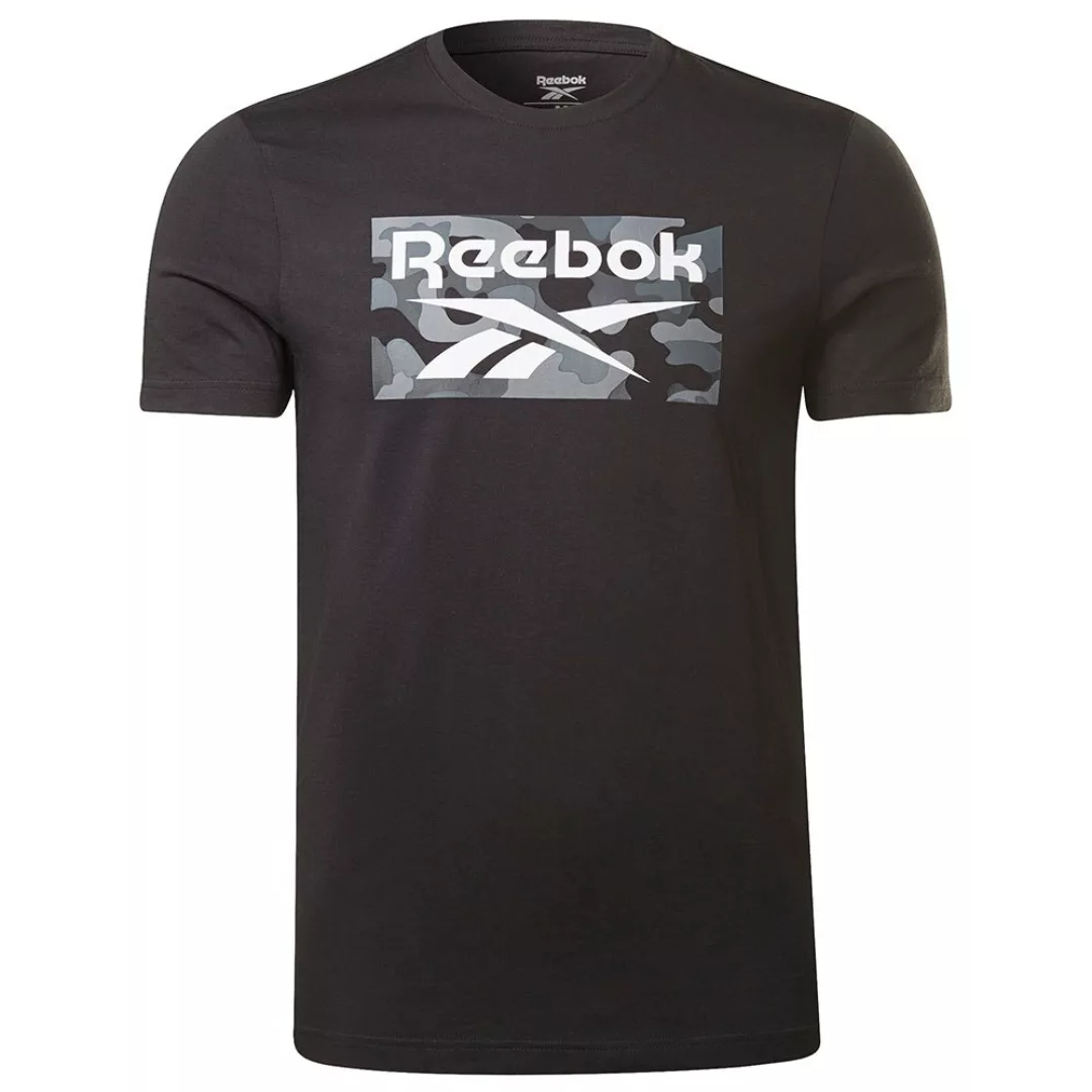 Reebok Camo Kurzärmeliges T-shirt M Black günstig online kaufen