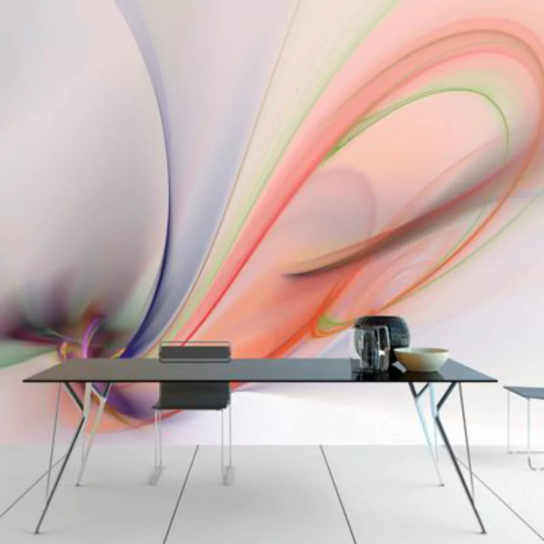 artgeist Fototapete Silky colorful smoke mehrfarbig Gr. 300 x 231 günstig online kaufen