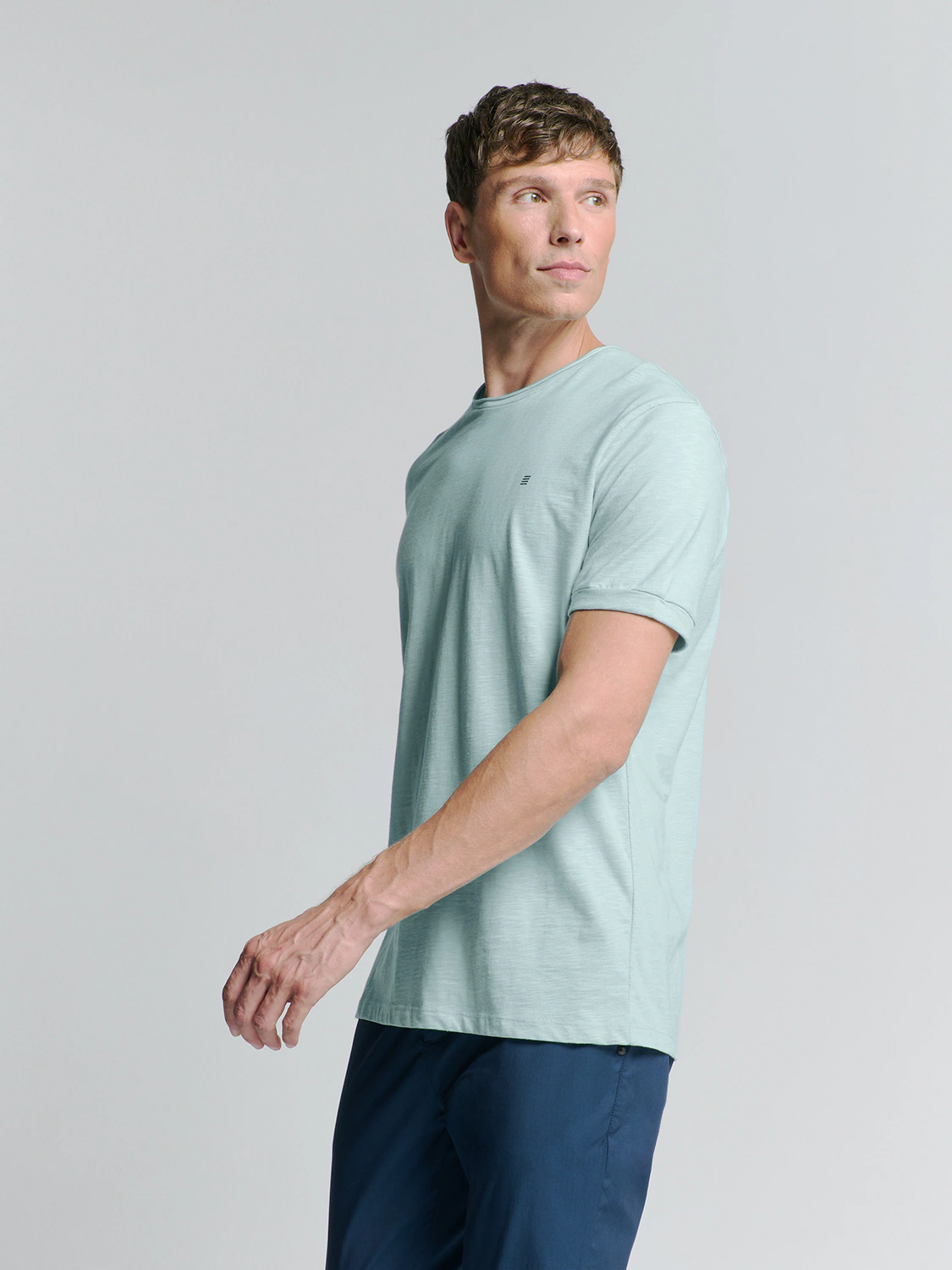 NO EXCESS T-Shirt "No Excess T-Shirt mit Rundhalsausschnitt T-Shirt Crewnec günstig online kaufen