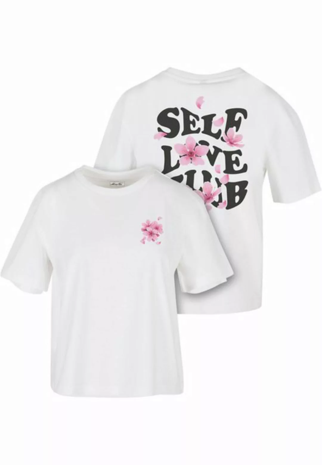 Miss Tee Kurzarmshirt Miss Tee Damen Self Love Club Tee (1-tlg) günstig online kaufen