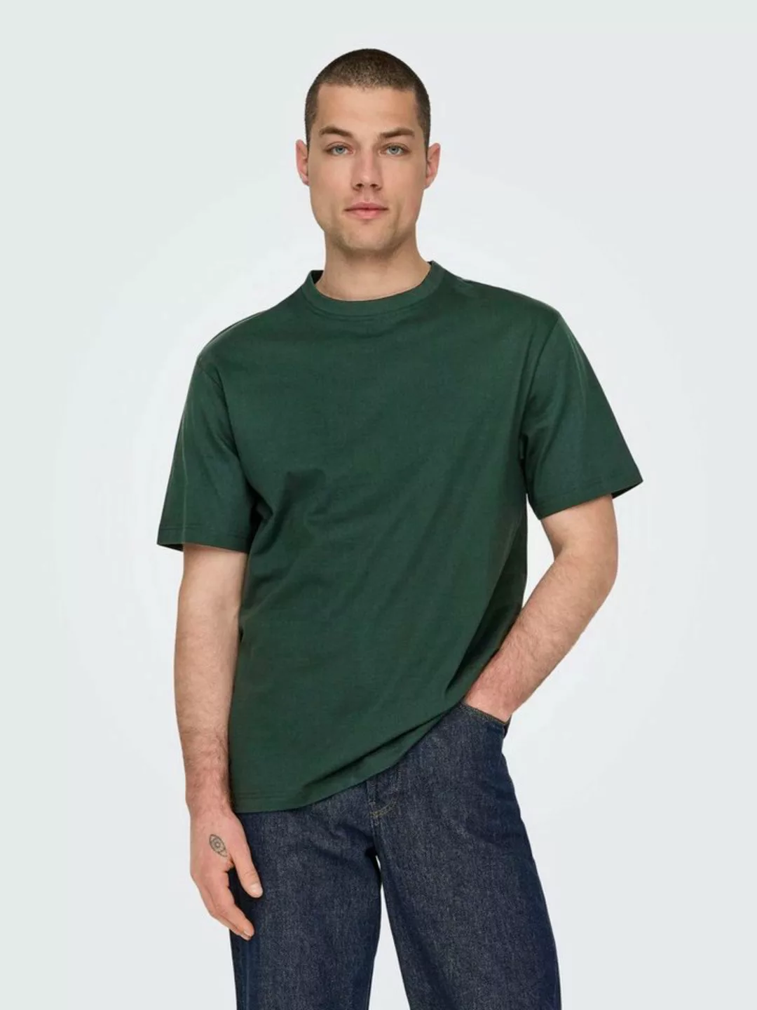 ONLY & SONS Rundhalsshirt ONSFRED RLX SS TEE günstig online kaufen